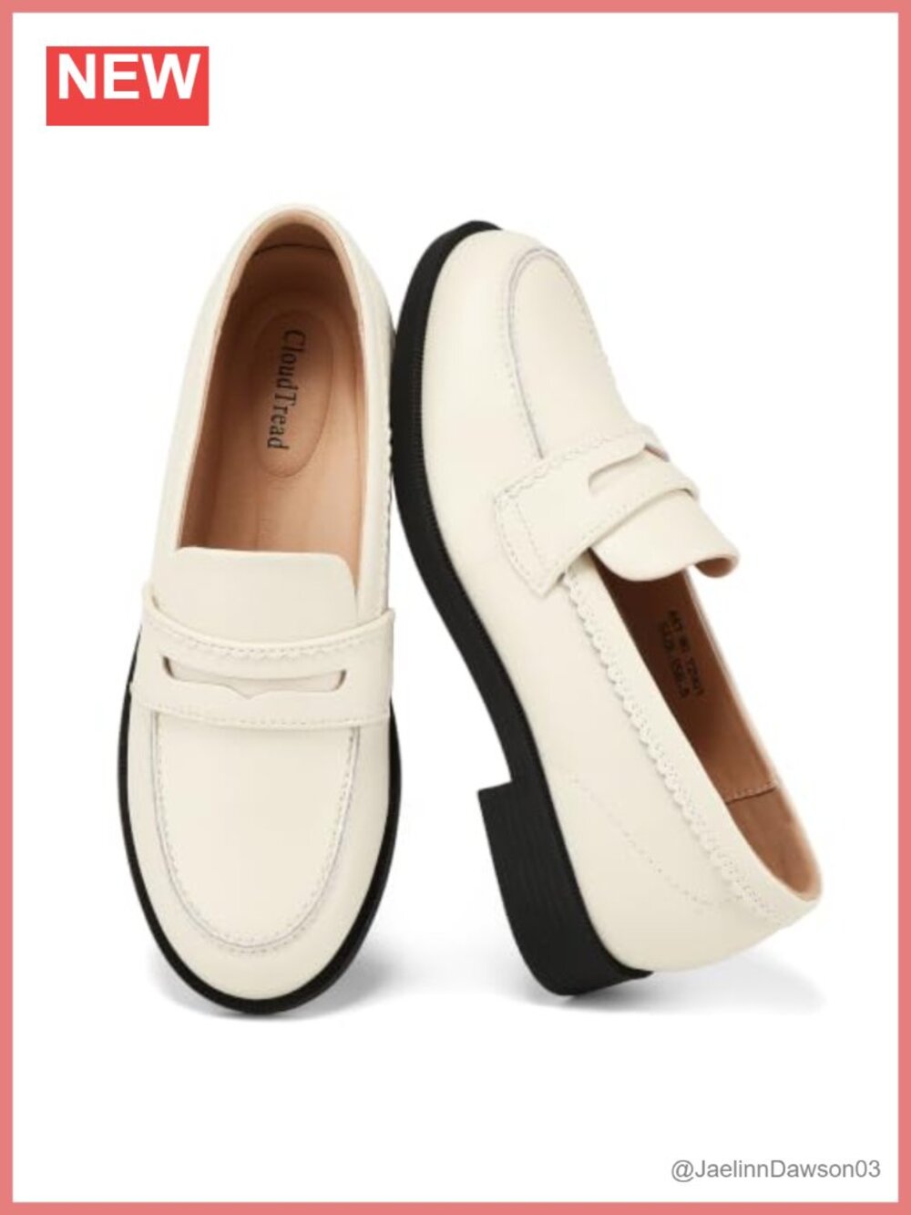 Comfortable Leather Slip-On Loafers for Women Dressy Work Flats